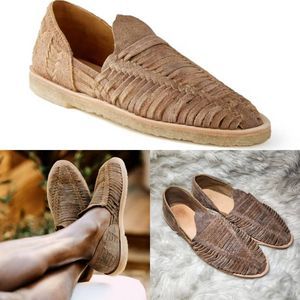 Huckberry Luca Leon Huarache Woven Leather Shoes